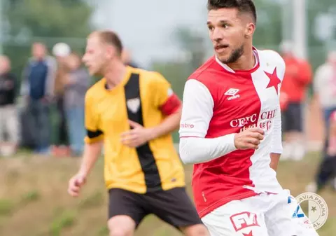 Alex Băluță a marcat primul gol oficial la Slavia Praga. Execuția rafinată cu care i-a cucerit pe cehi | VIDEO