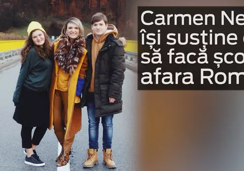 Carmen Negoiță își susține copiii să se mute din țară. „Dacă amândoi vor să plece, o să merg cu ei”