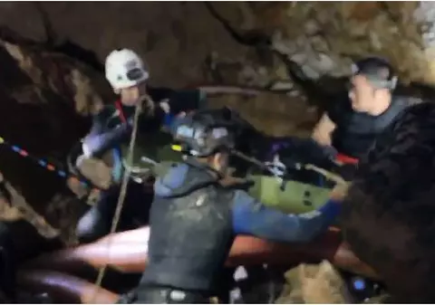 VIDEO | Noi imagini din timpul operațiunii de salvare a celor 12 copii din Thailanda