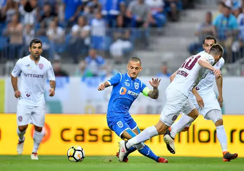 CSU Craiova - CFR Cluj, în Supercupa României la fotbal: 0-1. Trofeul a ajuns pentru a treia oară în vitrina ardelenilor. Culio a marcat din penalty
