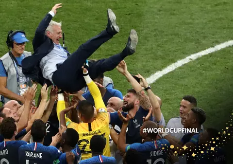 Didier Deschamps a devenit al treilea campion mondial și ca jucător, și ca antrenor: ”Sunt foarte mândru”
