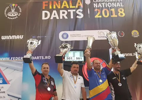 Andreea Brad și Adrian Frim, campioni naționali la darts