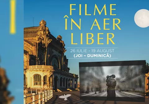 Seri de filme în aer liber pe Faleza Cazino și Piața Ovidiu din Constanța
