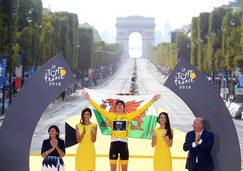 Geraint Thomas a câștigat Turul Franței 2018. Este cel mai important succes din cariera rutierului britanic