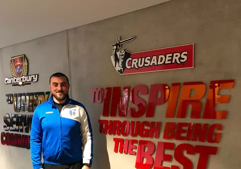 Antrenorul de rugby Lasha Tavartkiladze, de la CSM București, învață de la cel mai tare club din Noua Zeelandă / GALERIE FOTO