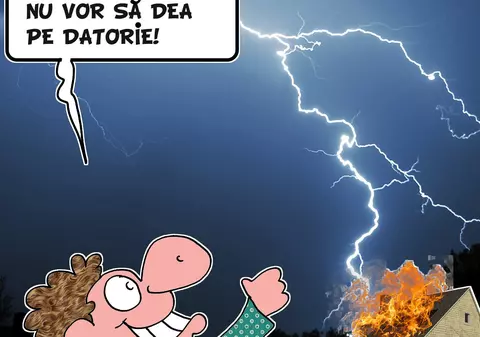 "Bravo, Sfinte Ilie! Asta merită cârciumarii care nu vor să dea pe datorie"