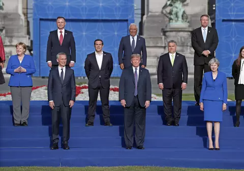 FOTO | Cum s-a desfășurat cea de-a doua zi a summitului NATO de la Bruxelles