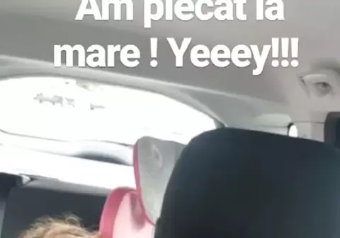 Oana Roman, în concediu cu soțul și fiica lor. “Mergem la mare şi cerul e aşa de negru “