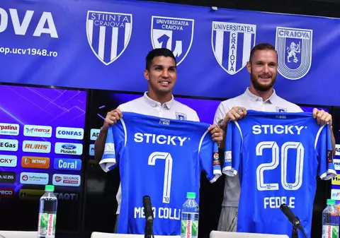 Craiova i-a prezentat pe Meza Colli și pe Matteo Fedele / VIDEO