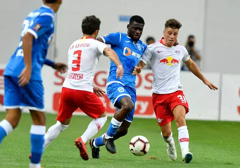 U Craiova - RB Leipzig 1-1, în turul III preliminar din Liga Europa. Oltenii, eliminați. Raoul Baicu a spălat rușinea