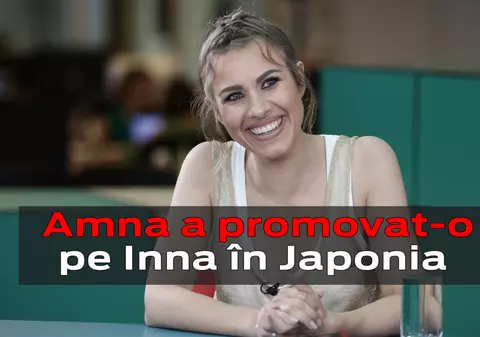 VIDEO EXCLUSIV/ Amna a promovat-o pe Inna în Japonia. „La sfârșitul albumului meu este Inna”