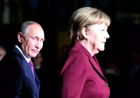 Angela Merkel se întâlnește, sâmbătă, cu Vladimir Putin. "Vor exista controverse"