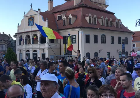 Manifestații de amploare pentru susținerea Mitingului Diasporei, la Brașov