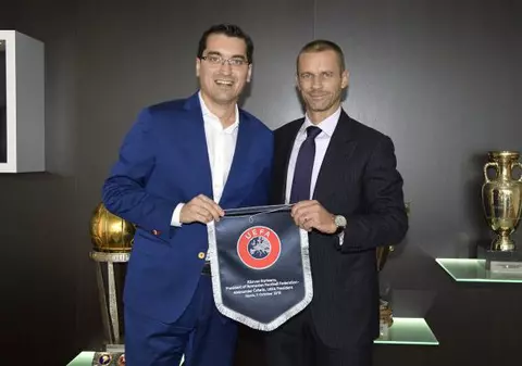 Răzvan Burleanu îl va susține pe Aleksander Ceferin la alegerile UEFA