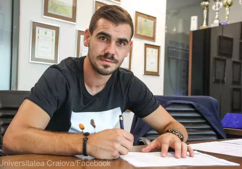 Elvir Koljic, la Universitatea Craiova. Atacantul bosniac a semnat un contract pentru următorii trei ani