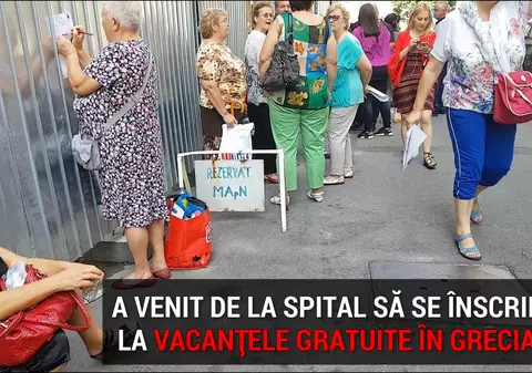 Ce spune o pensionară care a venit direct de la spital ca să prindă loc la vacanța gratuită în Grecia
