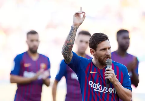 Prima promisiune făcută de Lionel Messi în calitate de căpitan al Barcelonei
