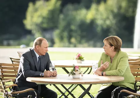 FOTO | Niciun rezultat în urma întâlnirii Putin - Merkel
