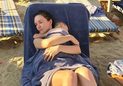 Gestul emoționant făcut de fiul Adelei Popescu, pentru frățiorul nenăscut