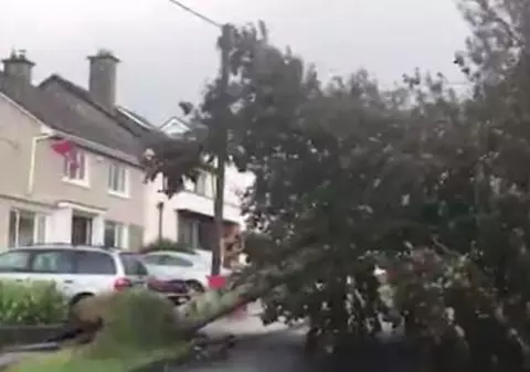 VIDEO | Marea Britanie lovită de furtuna Ali: vânt puternic, drumuri închise și traficul aerian blocat