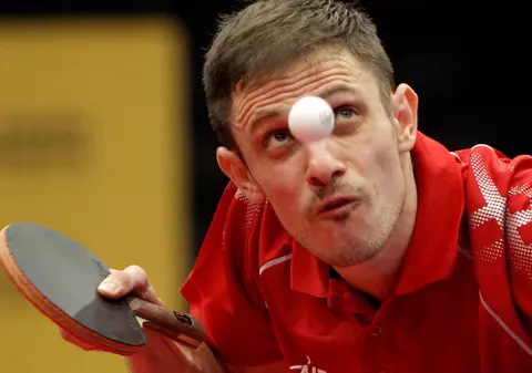 Vicecampionul european Ovidiu Ionescu, învins în debutul Ligii Campionilor la tenis de masă