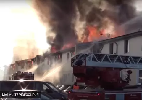 Incendiu într-un bloc în care locuiesc români în Plzen, Cehia