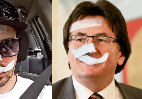 Domnule primar Robu, aveți grijă când mergeți cu bicicleta prin Timișoara! Puteți ajunge așa, ca tânărul care a căzut în groapa de pe trotuar