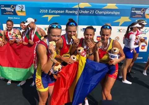 România, locul 1 pe medalii la Europene de canotaj pentru tineret. Tricolorii, 8 medalii de aur / GALERIE FOTO