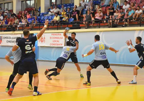Cupa EHF la handbal masculin. HC Dobrogea Sud Constanța, în turul III. Steaua a câștigat prima manșă