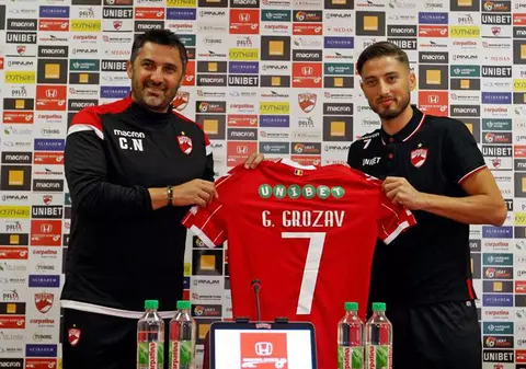 Prezentarea oficială a lui Gicu Grozav la Dinamo: ”Sunt fericit”