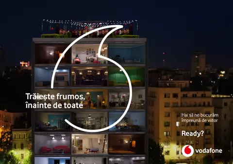 Vodafone România lansează campania neconvențională de brand „Trăiește frumos înainte de toate"