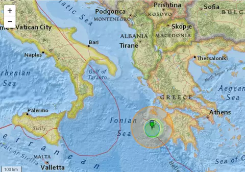 Un nou cutremur produs în Grecia. S-a simțit și în Italia