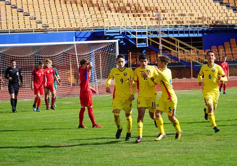 Fiul lui Arman Karamian a marcat primul gol pentru România U15, în amicalul cu Moldova U15 / GALERIE FOTO&VIDEO