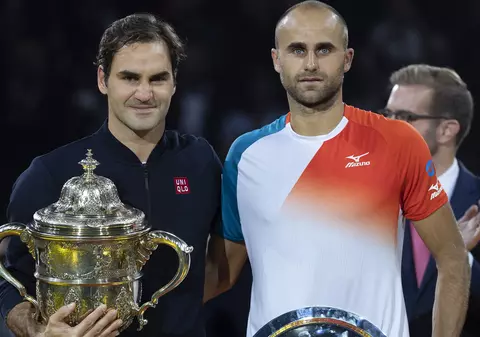 Marius Copil, bătut de Roger Federer în finala de la Basel. A încheiat cu o înfrângere demnă campania glorioasă