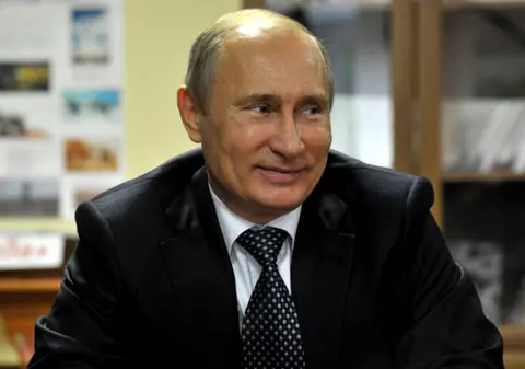 VIDEO | Cum a reușit o guvernatoare din Rusia să-l facă pe Vladimir Putin să râdă