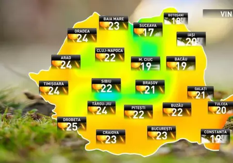Prognoza meteo pentru 12 octombrie. Vremea este neobișnuit de caldă în mai multe zone din țară