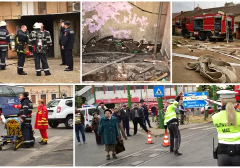 Un club din Arad a fost cuprins de flăcări: "Incendiul era generalizat"