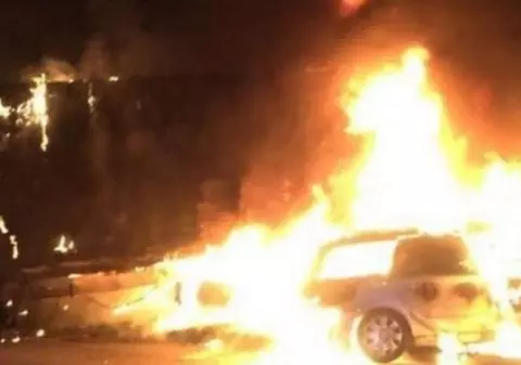 Sfârșit înfiorător pentru un român, în Italia. Bărbatul a ars de viu în propria mașină