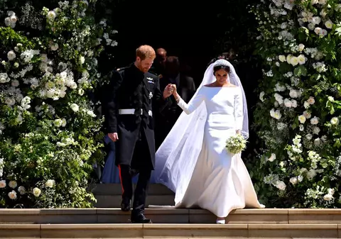 Hainele purtate la nuntă de Prințul Harry și Meghan Markle, expuse la Castelul Windsor