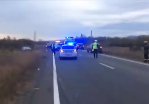 VIDEO | Accident șocant în județul Caraș-Severin: Cel puțin un mort și opt răniți. ISU a activat planul roșu de intervenție