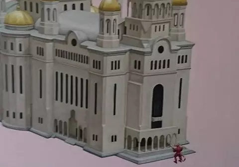 Două lucrări despre Catedrala Mântuirii Neamului au stârnit mâhnirea preoților din Timișoara. Tabloul cu un Diavol la ușa catedralei, dat jos de pe un perete al Memorialului Revoluției