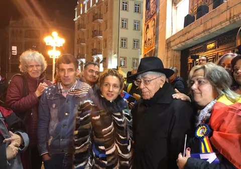 Mihai Șora, la protestul de la Timișoara: “Să nu ne pierdem încrederea în viitorul acestei țări. Până la urmă vom învinge”/ FOTO&VIDEO
