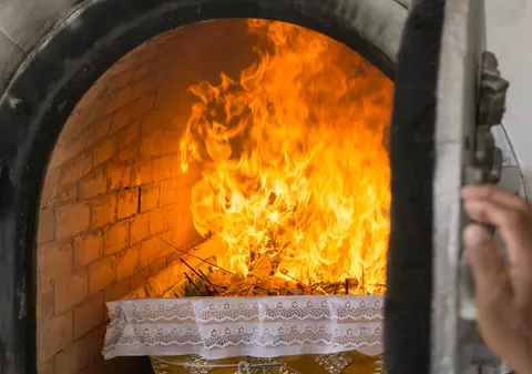 Crematoriu în care a fost incinerat un bărbat care a murit de cancer, contaminat radioactiv