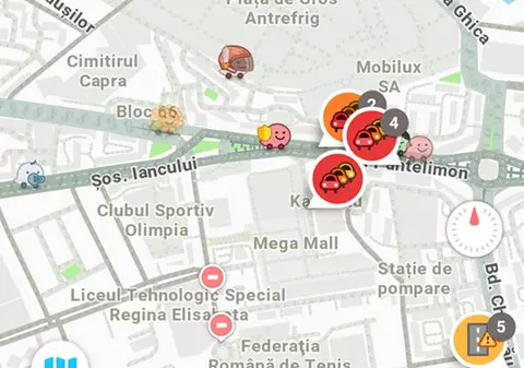 VIDEO/ Trafic dat peste cap în București, din cauza meciului României cu Serbia. Vezi care sunt zonele unde se circulă greu și ce restricții sunt
