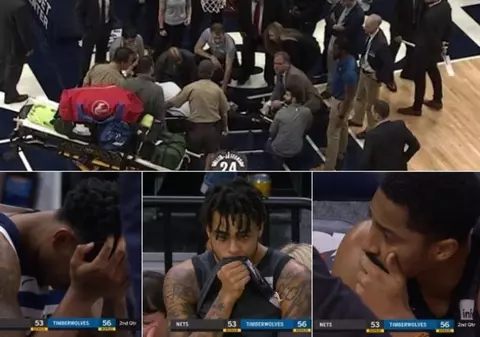 Accidentare șocantă în NBA: cum și-a rupt piciorul Caris Levert, de la Brooklyn Nets! Toată liga e în lacrimi / VIDEO