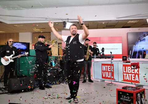 VIDEO / Show de senzație la Libertatea! Horia Brenciu a cântat în studioul Ringier