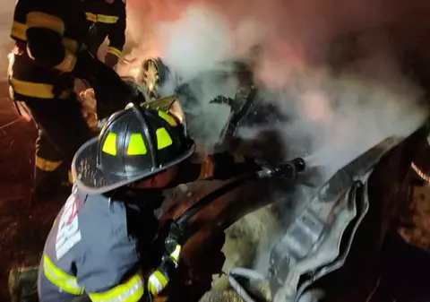 FOTO| Două persoane au murit carbonizate într-un accident rutier produs în Arad