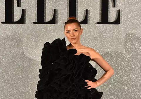 FOTO/ Elena Gheorghe, în cea mai înfoiată rochie la Gala Elle Style Awards 2018
