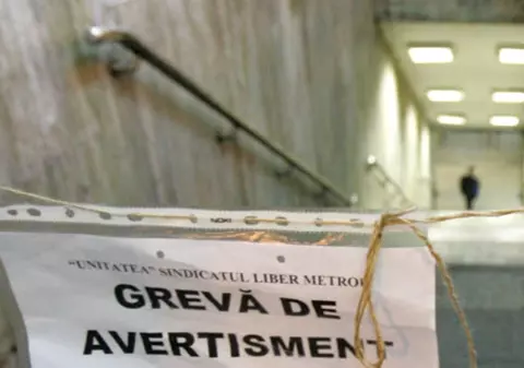 Ion Rădoi (USLM): Grevă de avertisment, joi, la metrou. Când urmează, "cel mai probabil", greva generală