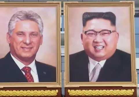 Kim Jong-un și-a prezentat primul tablou oficial. Un pas important pentru dezvoltarea cultului personalității în Coreea de Nord